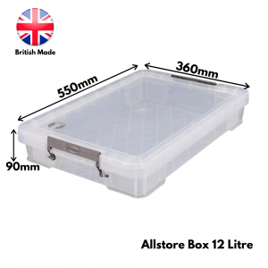 Allstore Plastic Storage Box Size 21 (12 Litre)
